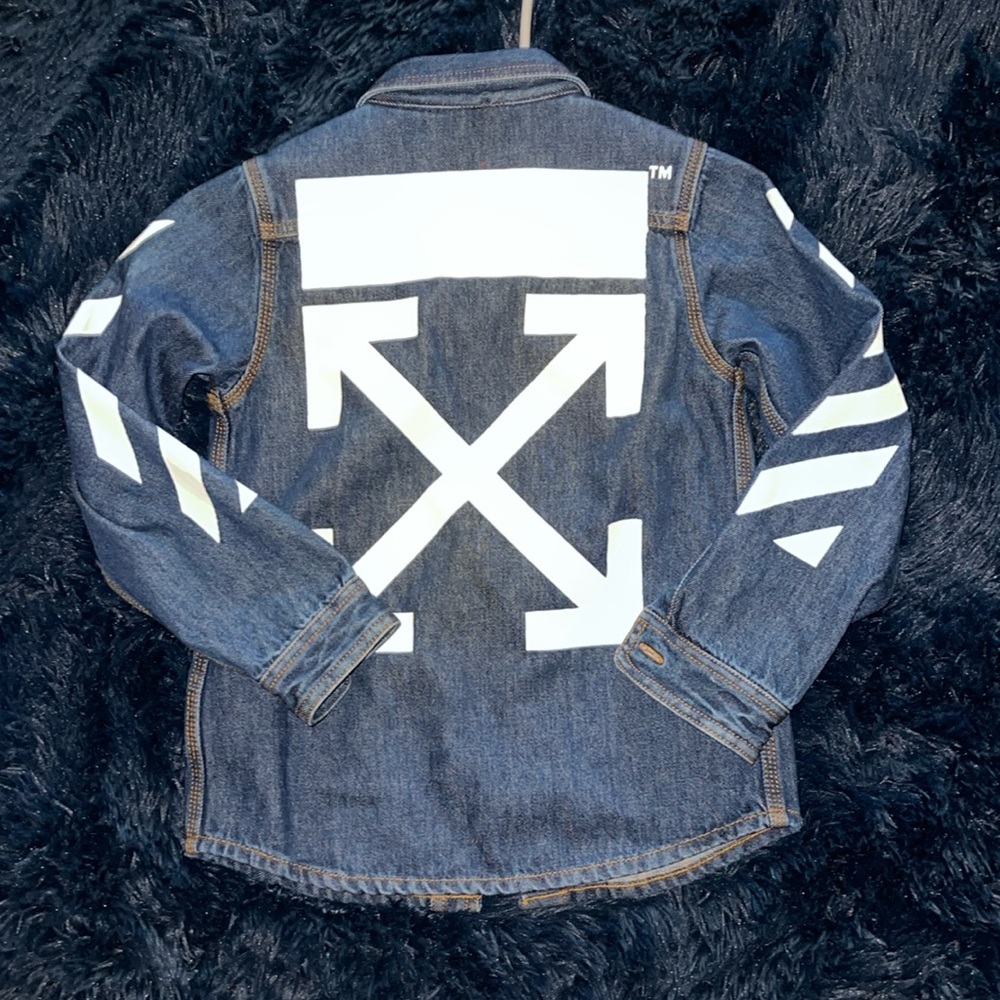 Off-White Jean Long Sleeve Button down Shirt